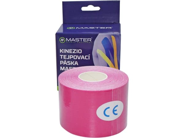 MASTER Kinesiologitejp 5 cm x 5 m Rosa