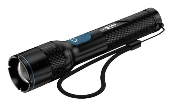 ANSMANN TA2500RF LED lommelykt 20 W oppladbar sort