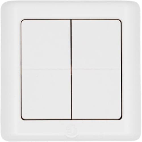 Shelly BLU Wall Switch 4 ZB DK - White