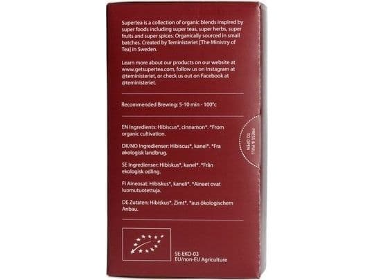 Supertea Hibiscus Cinnamon 20 tepåsar