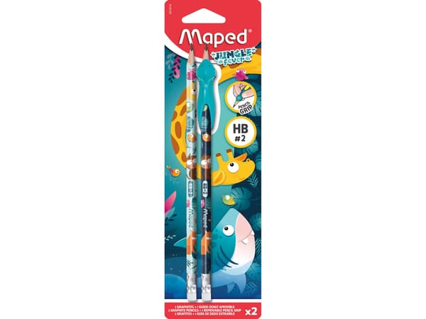 Maped 851819, HB, Multifärg, Blåsa, 2 styck