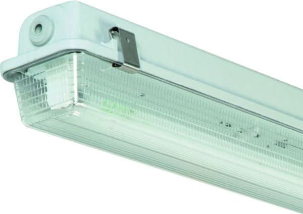 EP2 Tomt 1 Rörarmatur AC. Förberedd för 1200 mm T8 LED-rör.