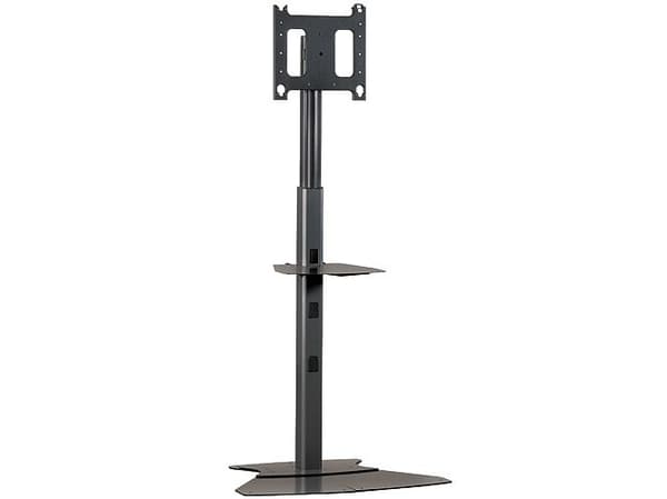 Chief Medium Flat Panel AV Floor Stand Display Mount - For Displays 32-65" - Black - Ställ - för platt panel - aluminium - svart