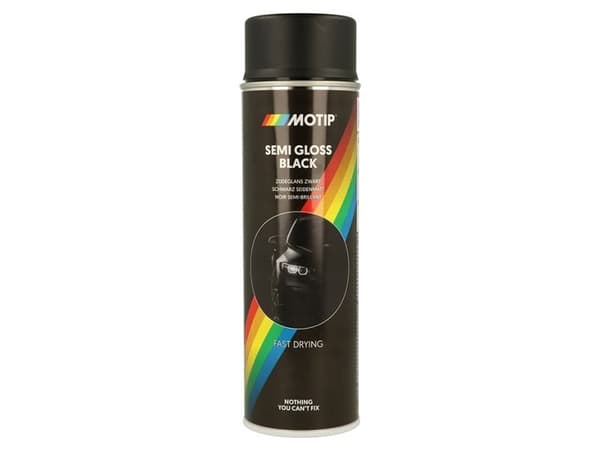 Motip Universalfärg svart halvmatt 500ml.