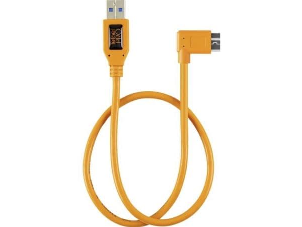 USB-kabel Tether Tools Pro USB 3.0 Micro-B (50 cm, oransje)