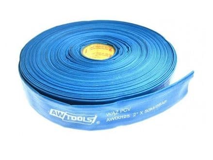AW-Tools vattenslang 2" x 100 m PVC blå