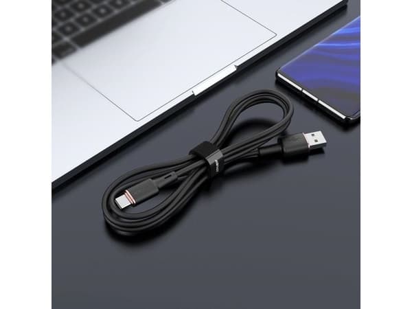 USB-kabel Acefast USB-A till USB-C 1,2 m svart