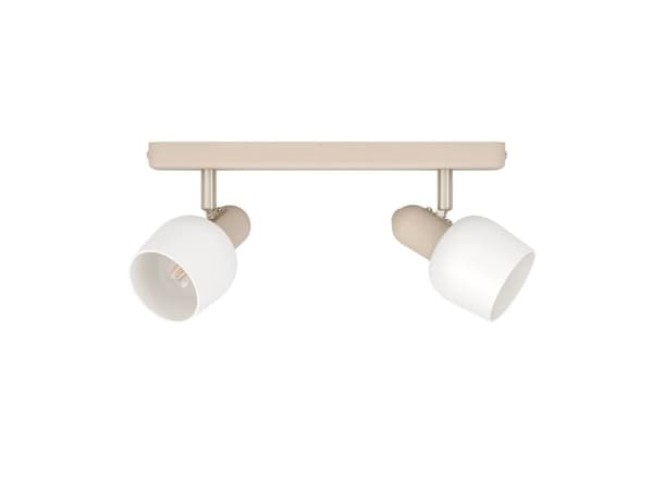 EGLO CORATO RAIL 2XE14 SAND/BS/OPAL
