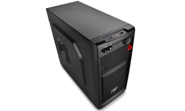 DeepCool DP-MATX-SMTR, PC, Sort, Micro ATX, Mini-ITX, Plast, SPCC, ATX, PS2, 80,90,120 mm