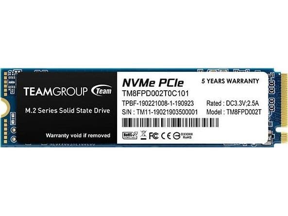 Team Group MP33 PRO, 1 TB, M.2, 2100 MB/s