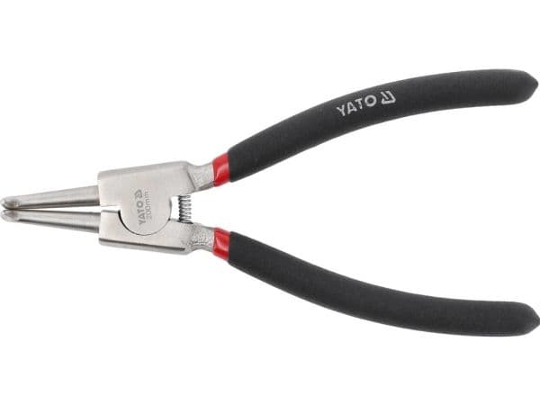 External bent Seger pliers 200 mm CrV [YT-2145]