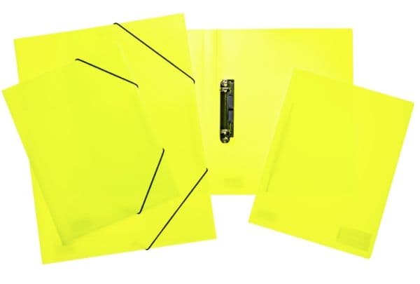 HERMA Ringbuch A4 Neon gelb, A4, Förvaring, Polypropylen (PP), Gul, 2,5 cm, 2D