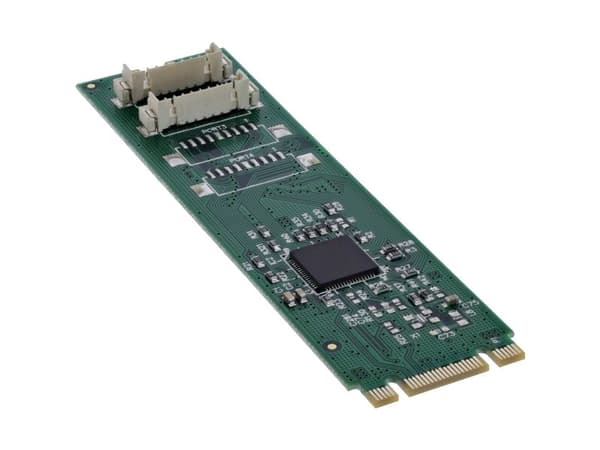 InLine 76660X, M.2, Serial, Hankoppling, PCI 3.0, 9-stift, Taiwan