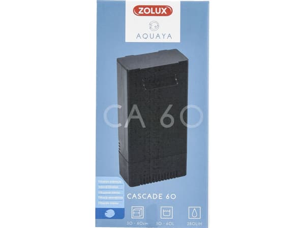 Zolux Aquaya filter Cascade 60, svart