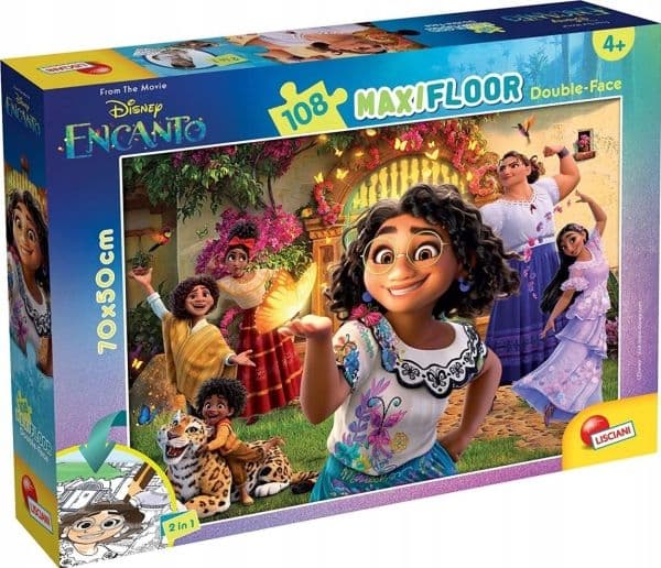 Lisciani LISCIANI DISNEY PUSLE DF MAXI FLOOR 108 ENCANTO