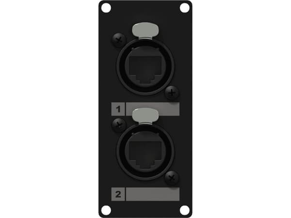 Caymon-modul CASY med 2x NE8FAH Ethercon (CASY168/B)