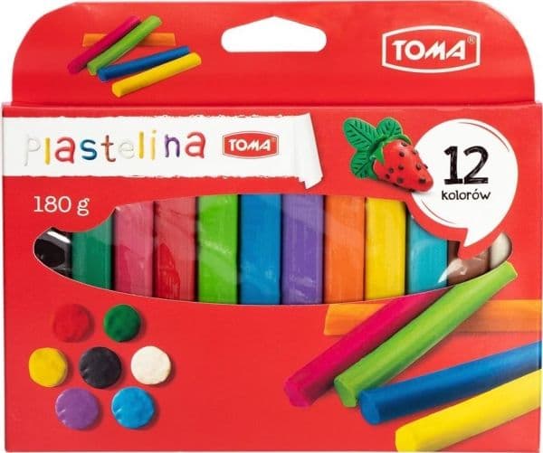 Toma modellera 12 färger