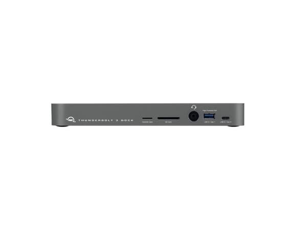 OWC Thunderbolt 3 Dock - Dockningsstation - Thunderbolt 3 - Mini DP - 1GbE - 85 Watt