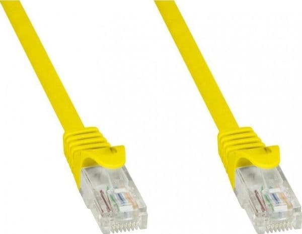 Techly Techly Patch johto Cat5e UTP 0,25m żółty CCA
