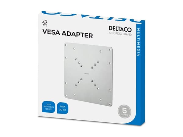 DELTACO ARM-414 - Monteringskomponent (overgangsplate) - for Skjerm