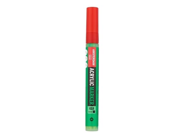 Amsterdam akrylmåler 4 mm permanent grønn lys 618