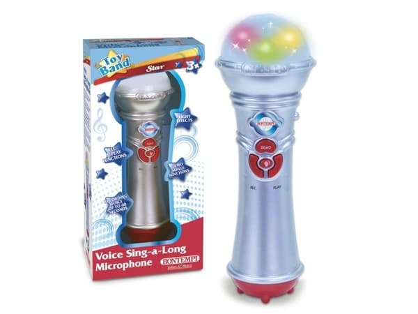 Bontempi Bontempi Leksaksmikrofon, silver