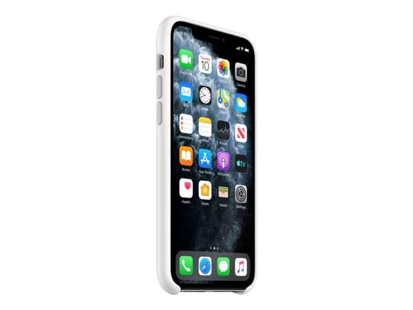 Apple - Skydd för mobiltelefon - silikon - vit - för iPhone 11 Pro
