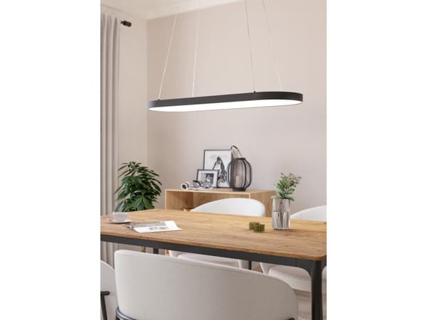 EGLO Codriales, Sort, Hvit, Sort, Hvit, Plast, Stål, Sort, LED, 27 W