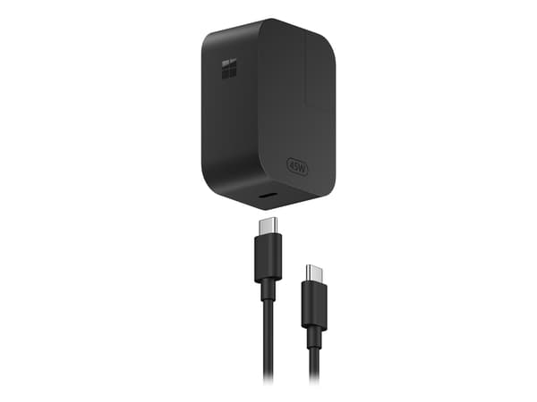 Microsoft Surface 45W USB-C, Sisätila, AC, 20 V, 1,75 m, musta