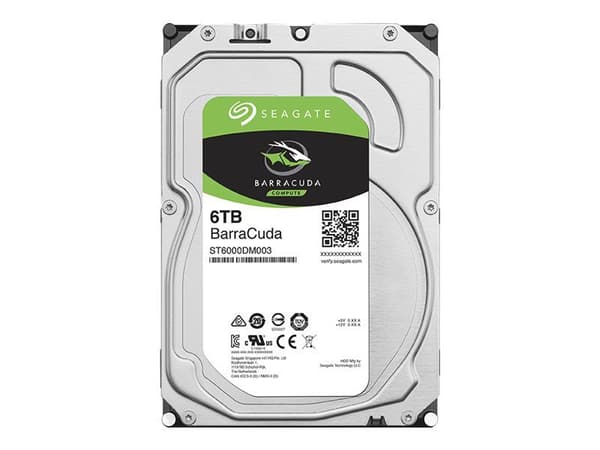 Seagate Barracuda ST6000DM003 - Harddisk - 6 TB - intern - 3.5" - SATA 6Gb/s - buffer: 256 MB