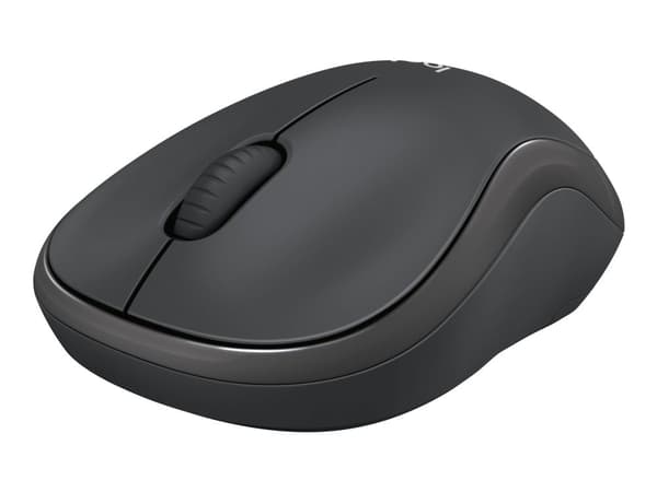 Logitech M240 Silent - Mus - höger- och vänsterhänta - optisk - 3 knappar - trådlös - Bluetooth - grafit