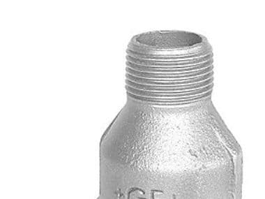 Spidsmuffe galvaniseret reduktion muffe/nippel 1 x 3/4