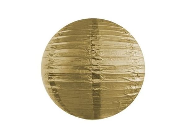 Guld rispapir lampeskærm