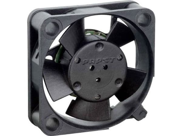 ebm-papst 252N, Vifte, 9000 RPM, 3,2 m³/t, Sort