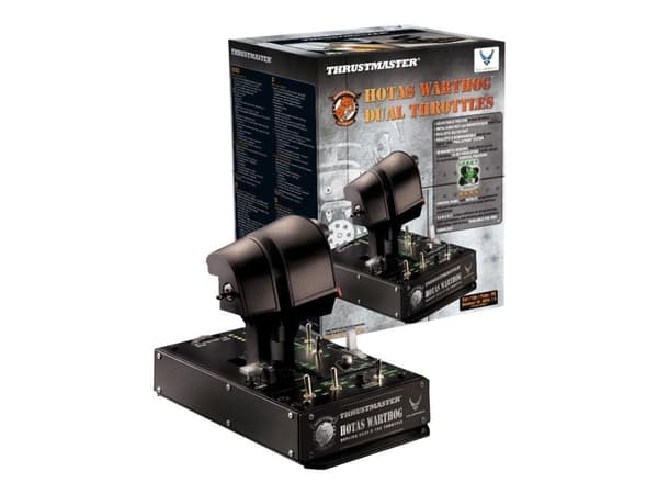 Thrustmaster HOTAS Warthog Dual - Gasspedal - 16 knapper - kablet - for PC