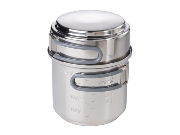 Esbit Cookset 985 ml med brenner Esbit, rustfritt stål, universell