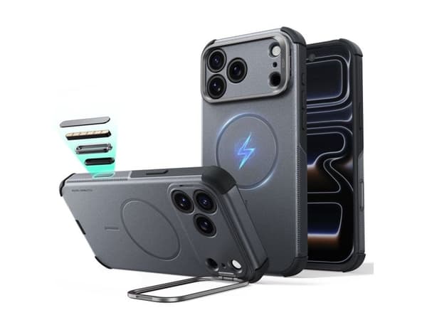 ESR CYBER TOUGH KICKSTAND MAGSAFE IPHONE 17 PRO MAX / 18 PRO MAX GREY