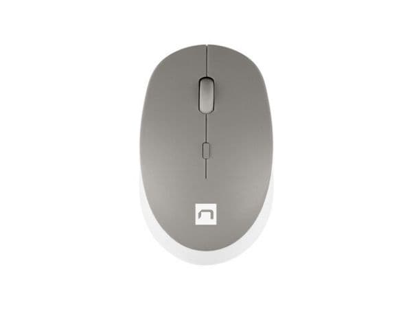 NATEC Harrier 2, Høyre hendt, Optisk, Bluetooth, 1600 DPI, Grå, Hvit