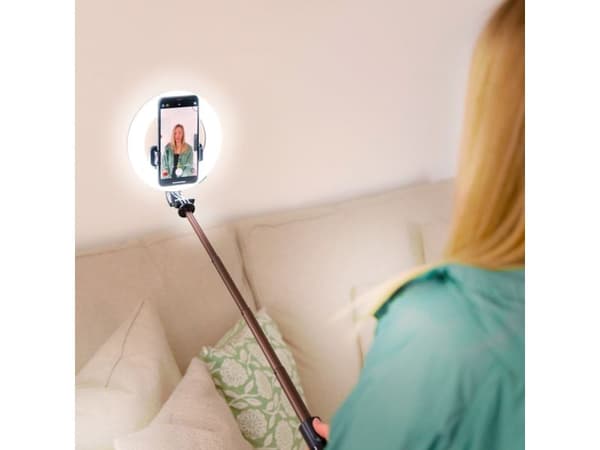Rio GlamourGlow Pro, LED, Sort, Hvit, Android, iOS, 1000 mAh, 2,5 timer, Batteri