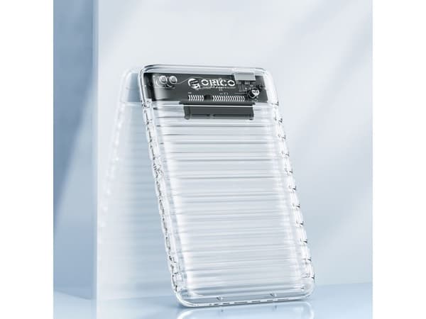 Orico 2139U3-V1 2,5" HDD/SSD USB Micro-B 5Gb/s diskstasjon - transparent