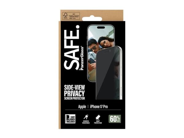 PanzerGlass SAFE Privacy Screen Protector iPhone 17 Pro Ultra-Wide Fit