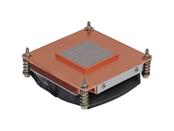 Inter-Tech Q-3, VGA-kylare, 8 cm, Svart, Silver
