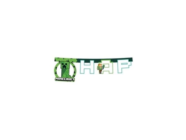 Minecraft bogstavsbanner