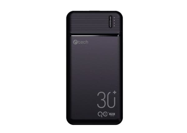 Xiaomi Powerbank C-tech 30000mAh, Li-Pol, 20W, USB-C/USB-A/micro USB