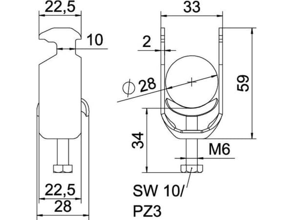 Obo Bettermann 1186022, 1 styck