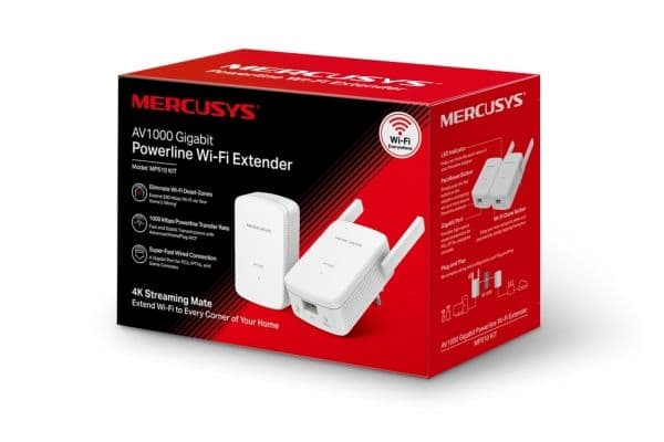 Mercusys MP510 KIT V1 Powerline-adaptersæt 1Gbps Kablet