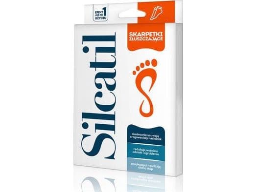 Silcatil Exfoliating Socks 1 Pair For Foot Care