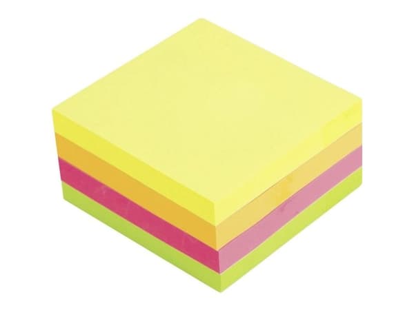 Self-adhesive notes 76x76mm 400K mix DELI