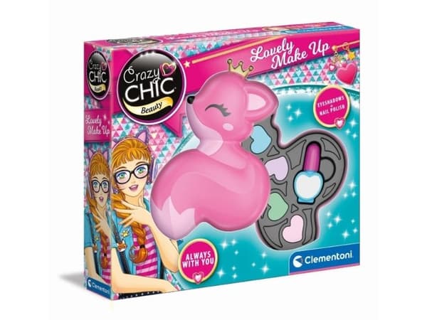 Clementoni Crazy Chic Lovely Makeup Fox Children Makeup Set