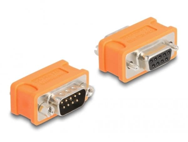 DeLOCK 66741, D-Sub 9 pin, D-Sub 9 pin, Oranssi